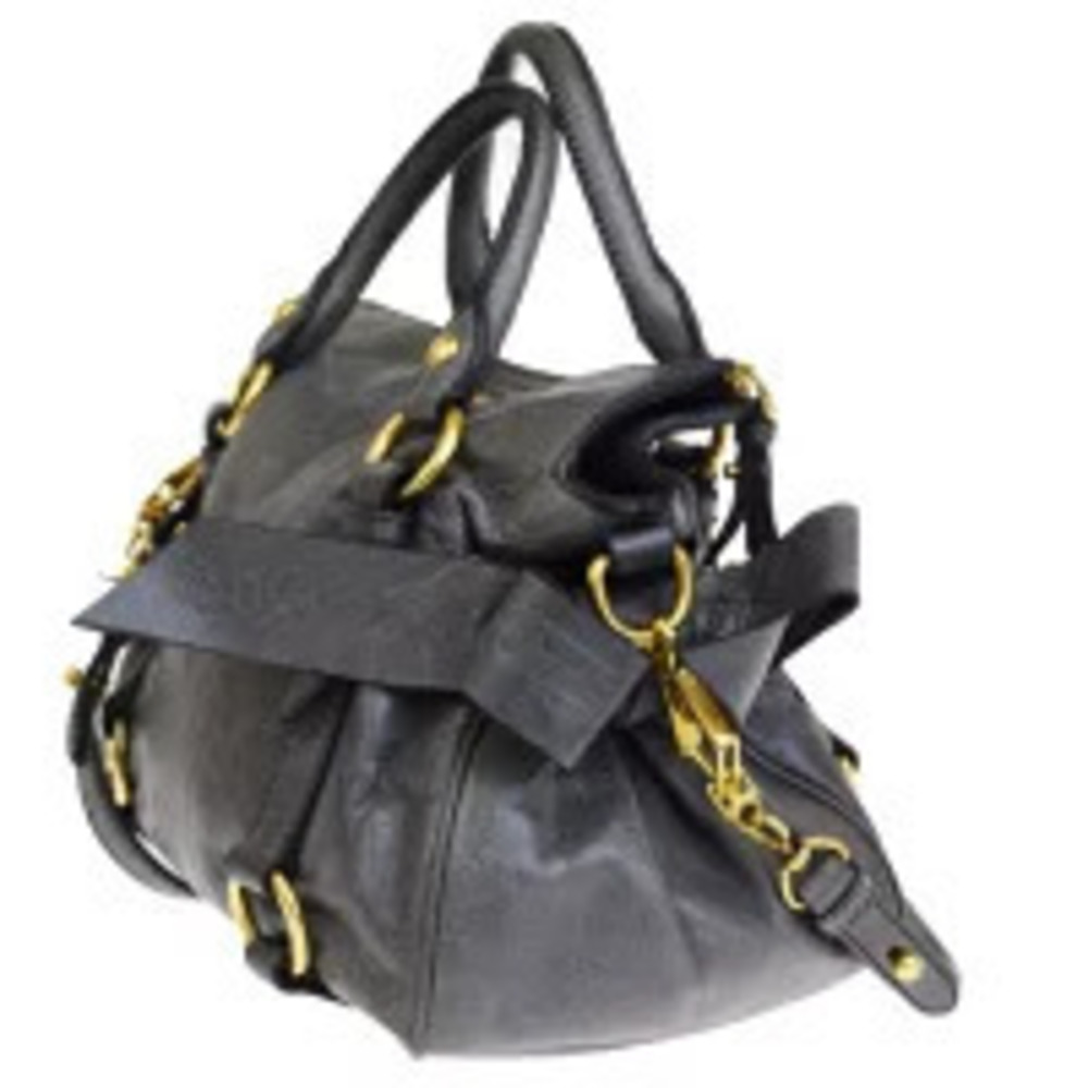 Miu Miu shoulder bag Handbag gray leather Gray